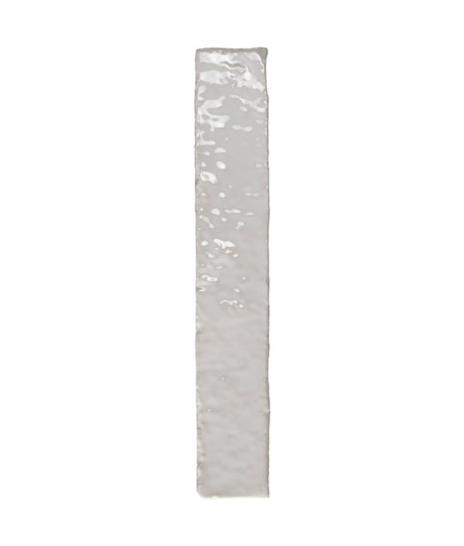 Carrelage zellige BAZINGA SNOW GLOSS 3,8x23,6 cm