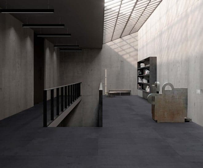 Carrelage effet marbre grand format CASSERO GREY ANTRACITE - 120X120 - 1,44 m²