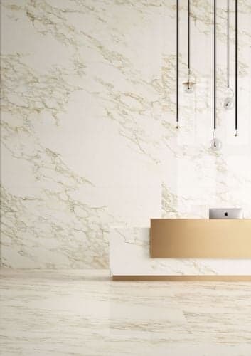 Carrelage effet marbre MARBLE EXPERIENCE CALACATTA GOLD SQ LAP - 60X120 - 1,44 m²