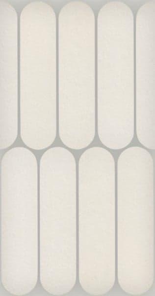 Mosaique design ovale NAPPAGE BIANCO 19,5X37- 1 Unité - 1