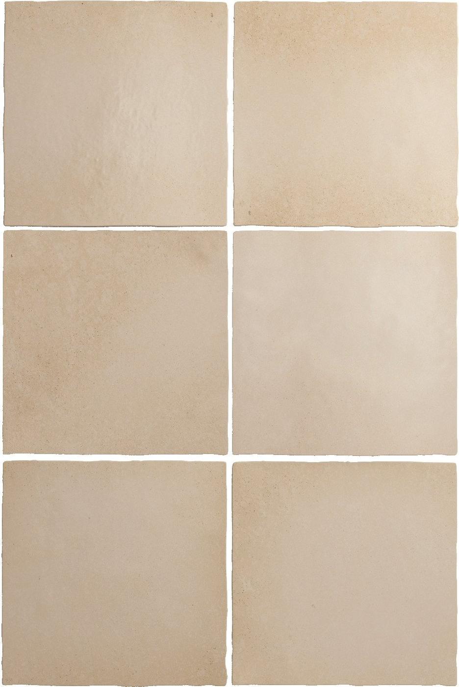 Carrelage dénuancé blanc 13.2x13.2 cm MAGMA SAHARA 24969 - 1m² - 1