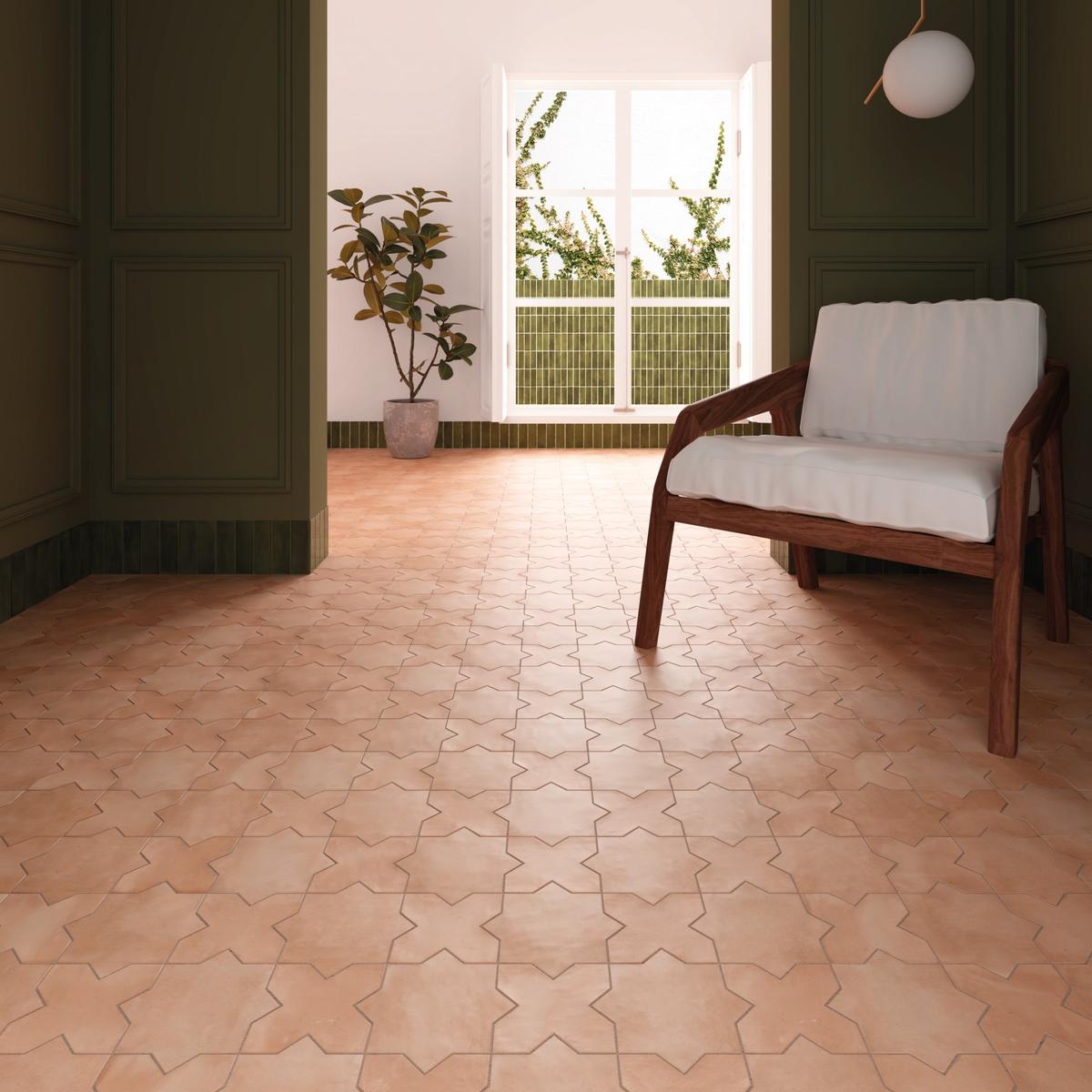 KASBAH STAR TERRACOTTA 16,8X16,8 - 0,49 m²