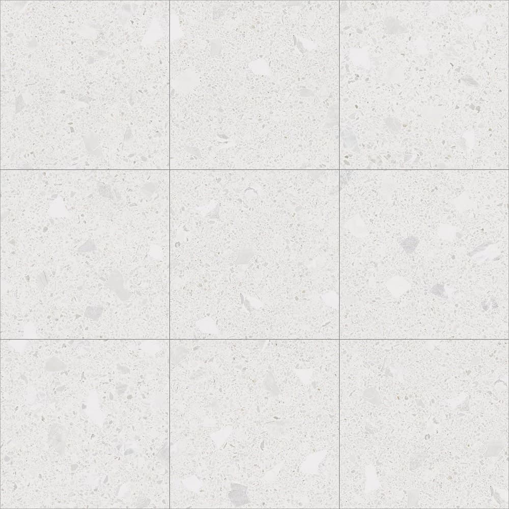 Carrelage style granité blanc 60x60 cm MISCELA Nacar - 1.44 m² - 3