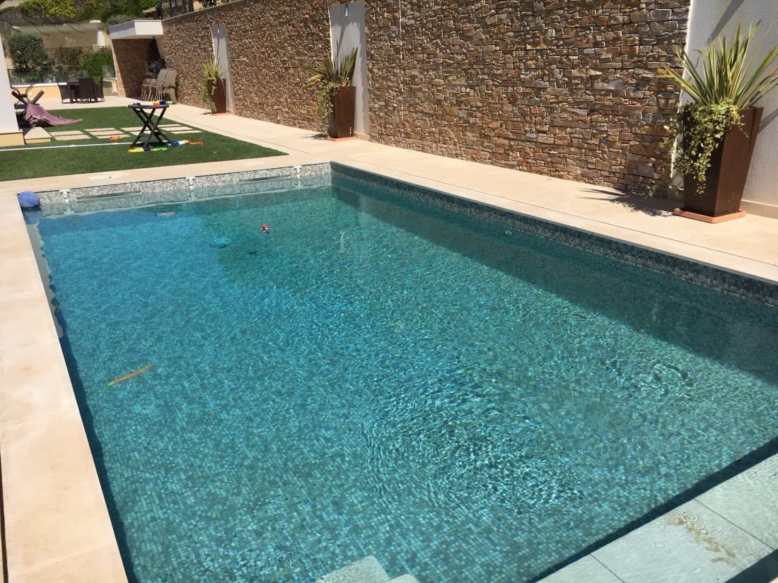 Lot de 6.42 m² - Mosaique piscine Mix Brumagrigio Gris Taupe 32.7x32.7 cm - 6.42 m² - 3