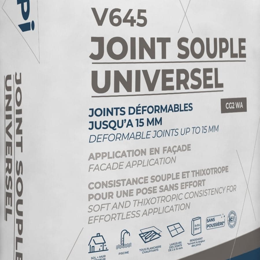 * Cerajoint souple universel pour carrelage V645 GRAPHITE - 20kg VPI* promo - 1