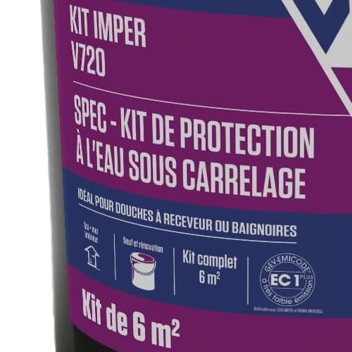 Imperméabilisation sous carrelage KIT ETANCHEITE V720 VPI - 1