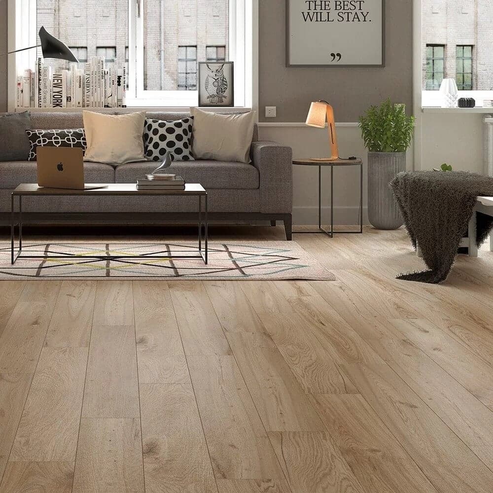 Lot de 15.12 m² - Carrelage imitation parquet vieilli OREGON NATURAL - 15X90 CM - R9 - 3