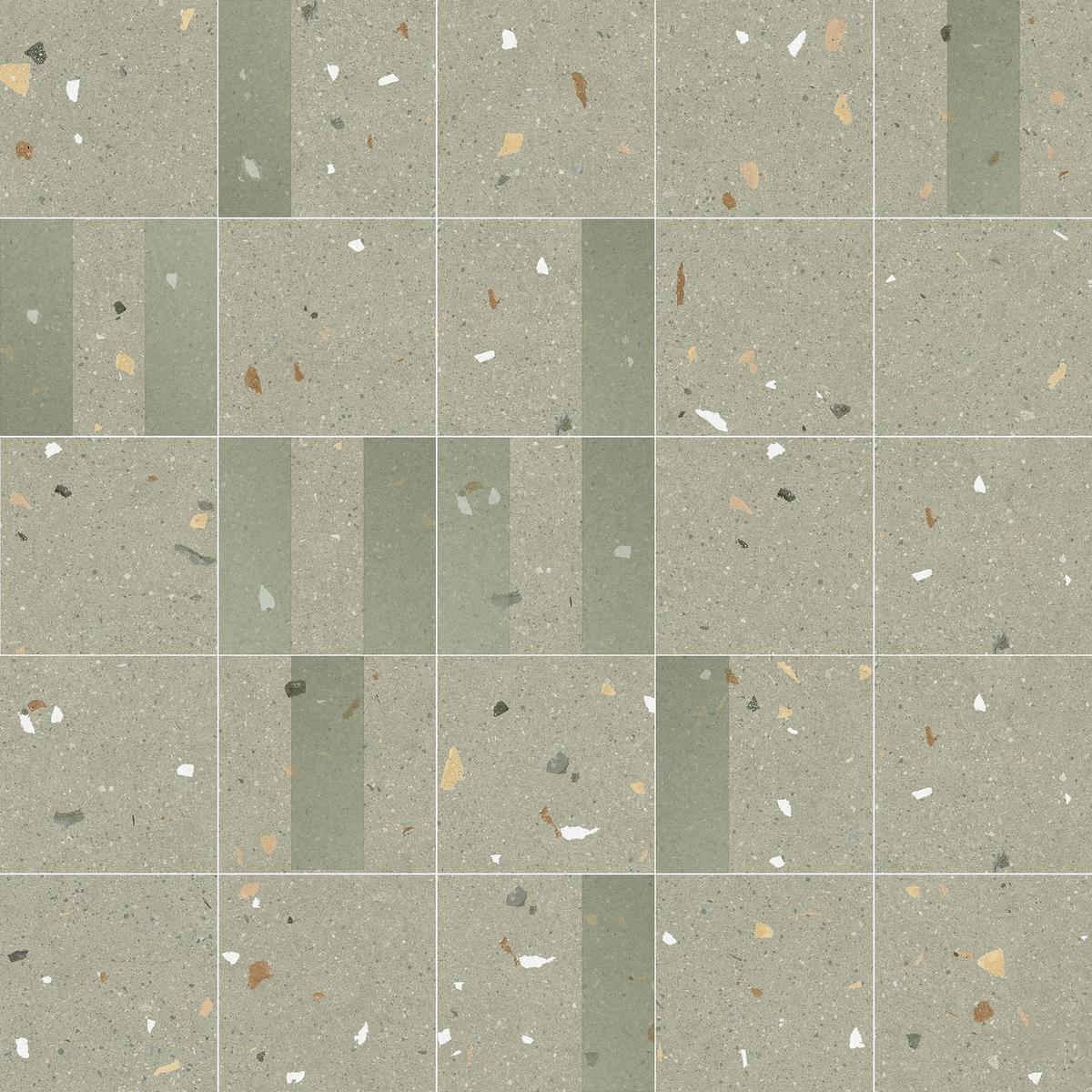 Carrelage effet terrazzo COMINO ECLAIR MENTA - 20X20 - 1 m² - 1