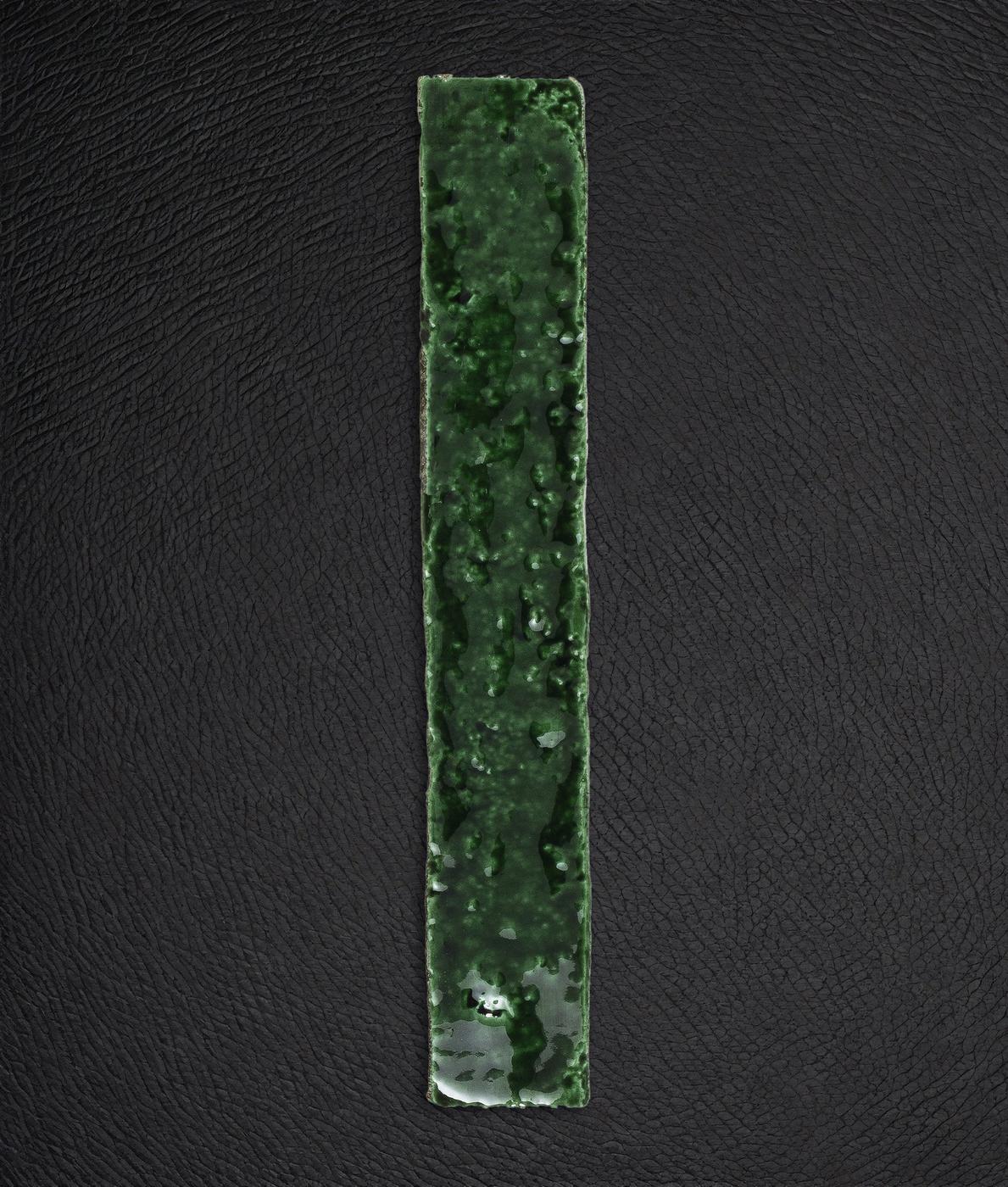 Carrelage zellige BAZINGA EMERALD CRACKLE 3,8x23,5 cm