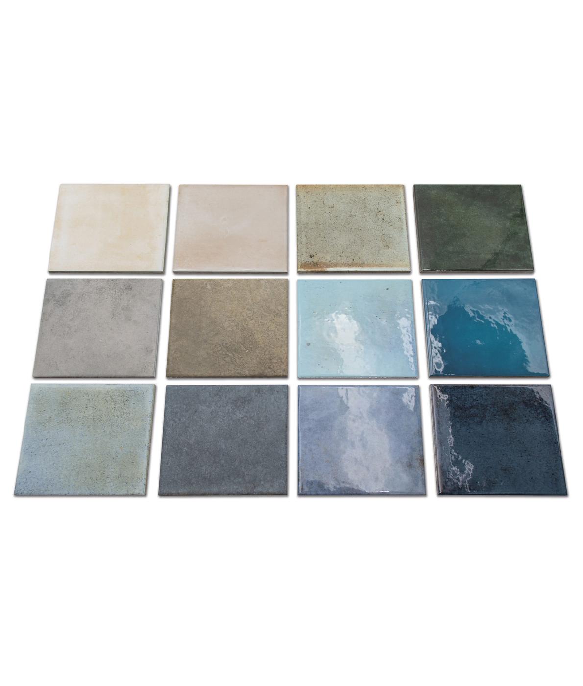 Carrelage Piscine effet Zellige SPLASH CELADON 15x15 cm