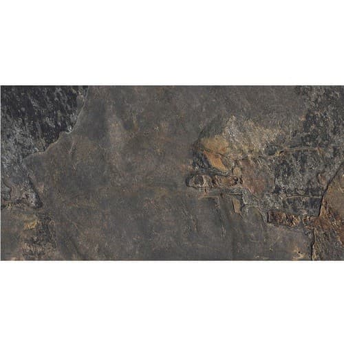 ECHANTILLON (taille variable) de Carrelage effet pierre gris foncé nuancé ARDESIA NATURAL 32x62.5 cm - 1