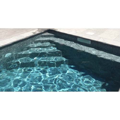 ECHANTILLON (taille variable) de Mosaique piscine Nieve gris nuancé 3051 31.6x31.6 cm - 2