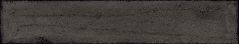 Faience vintage brillante noire - NERO BRICK 7.5x40 cm - 1.32m² - 2