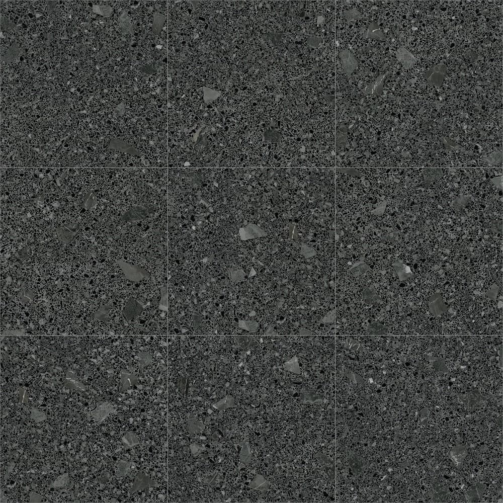 Carreau style granité anthracite 60x60 cm MISCELA Grafito - 1.44 m² - 2