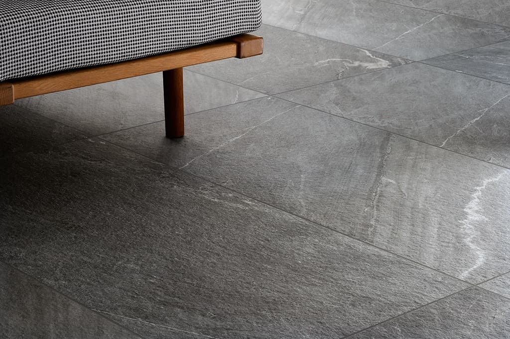 Carrelage grès cérame effet pierre CAIRNS GRIGIO SCURO 30X60 - 1,08m²