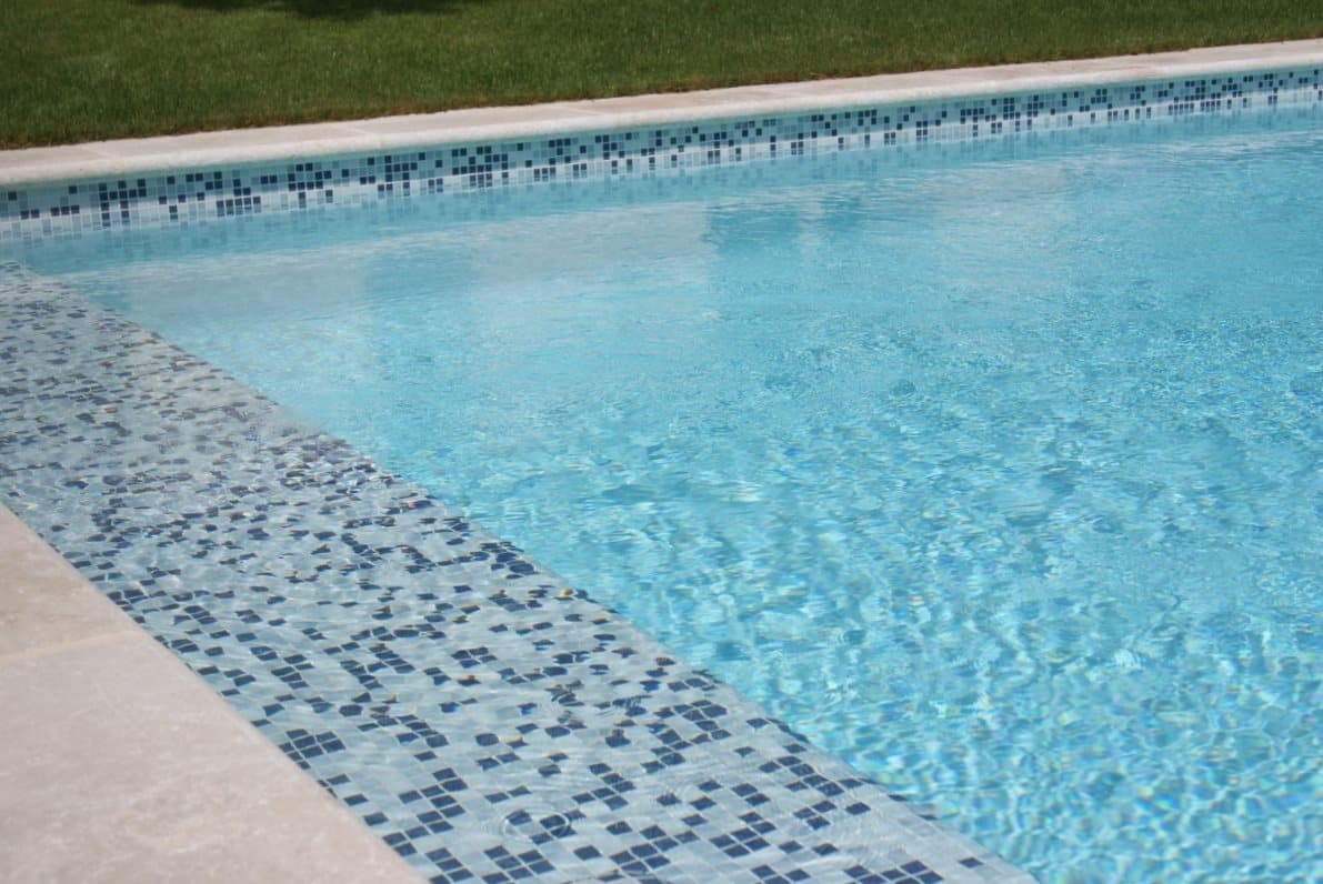 Mosaique piscine Mix de Gris bleuté GREY 32.7x32.7 cm - 2.14m² - 1