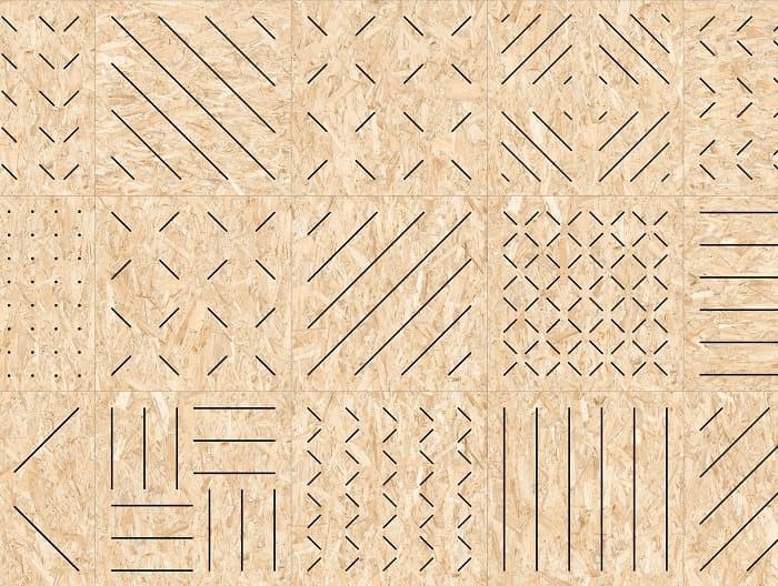 Carrelage imitation bois aggloméré MASAI-R Grafito 59.3X59.3 cm - 1.06 m² - 4