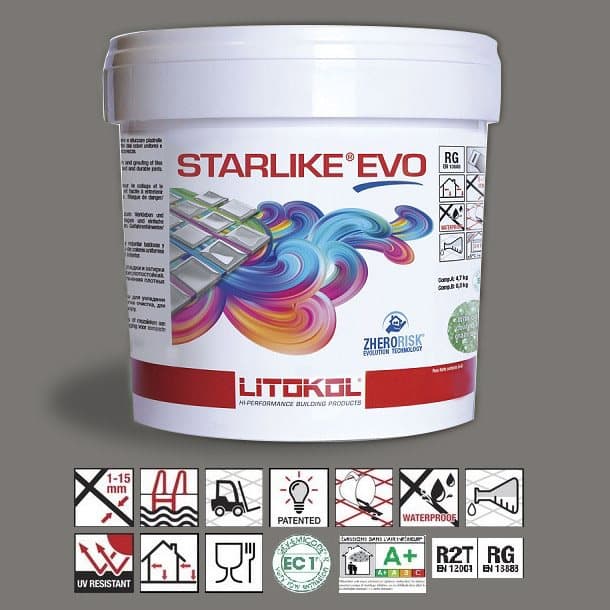 Litokol Starlike EVO Caffé C.235 Mortier époxy - 5 kg - 1
