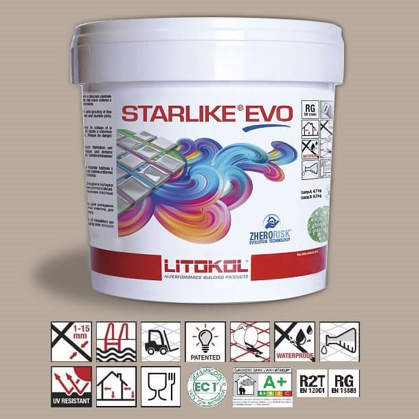 Litokol Starlike EVO Tabacco C.225 Mortier époxy - 5 kg - 1