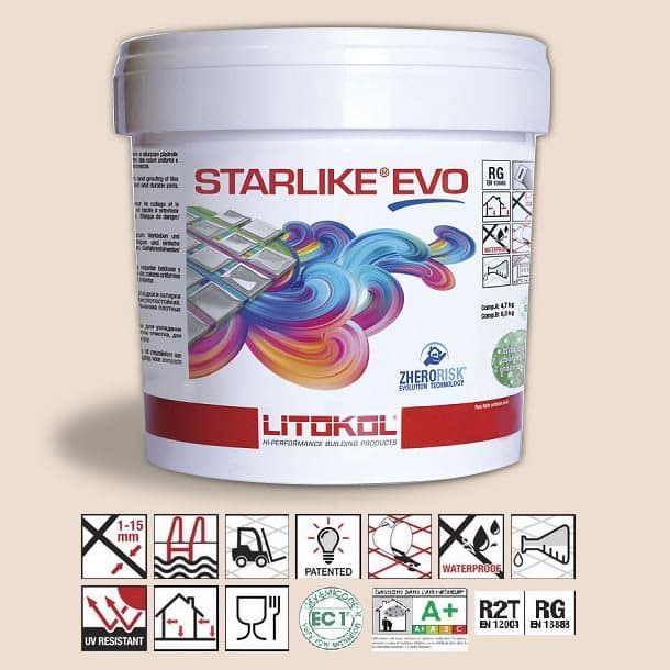 Litokol Starlike EVO Travertino C.205 Mortier époxy - 5 kg - 1