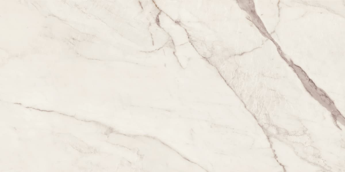 Carrelage marbre blanc veiné de gris sans motifs 60x120 cm