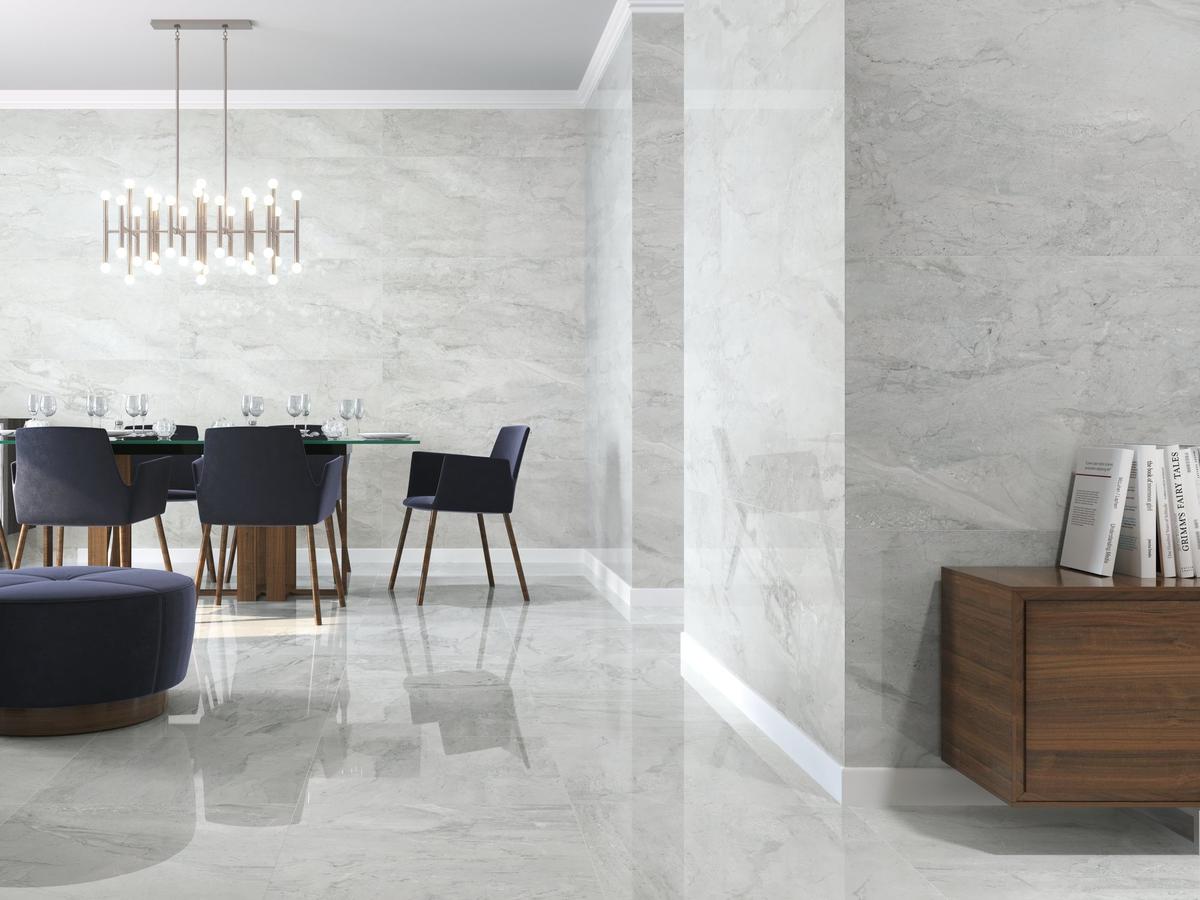 Carrelage imitation marbre PENSA CENERE 60X120 - 1,44m²