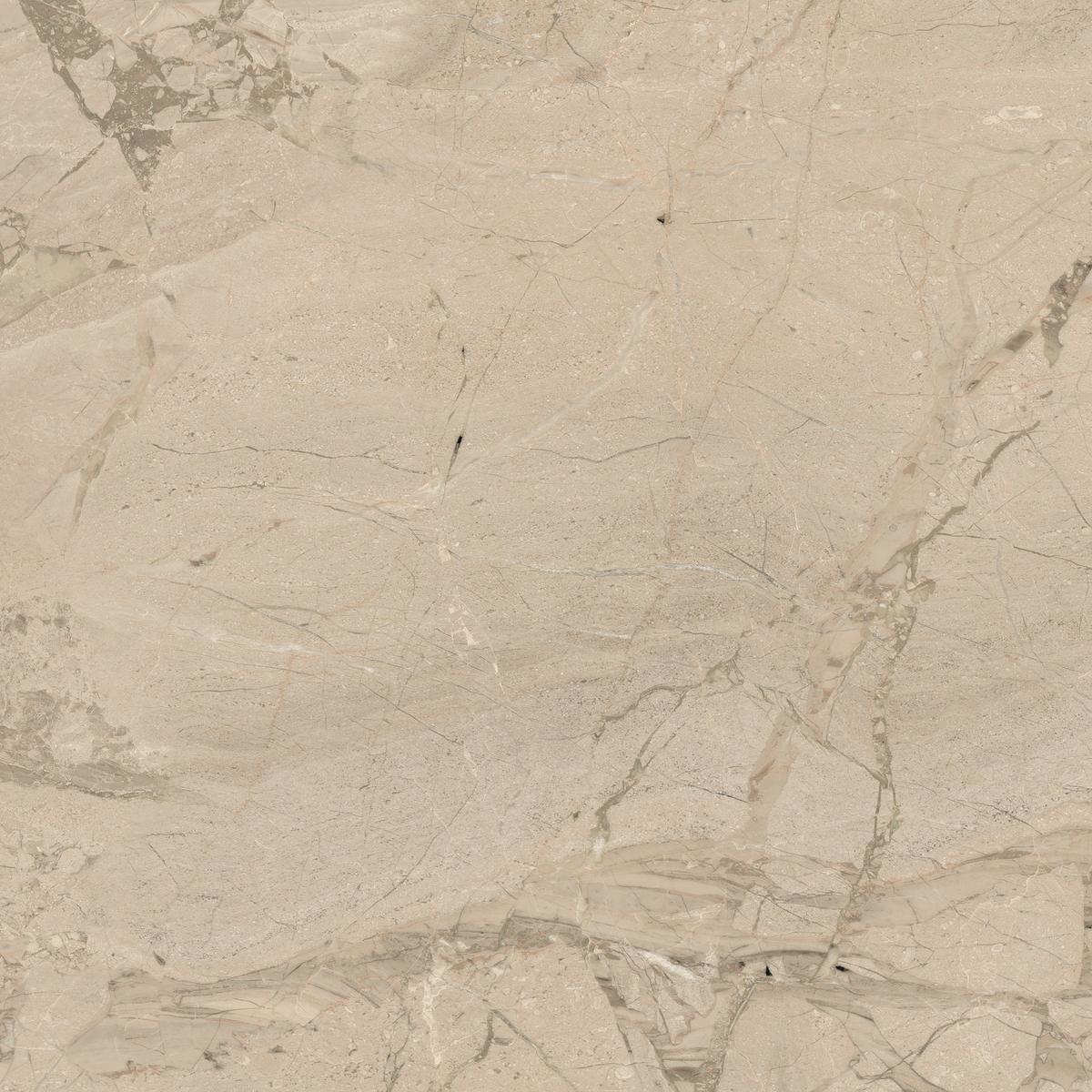 Carrelage marbre beige nuances de gris et veinures naturelles 60x60 cm