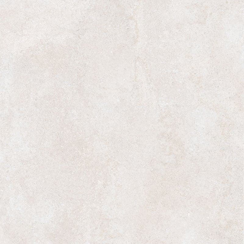 Carrelage aspect pierre blanc nuances crème sans motifs taille 80x80 cm