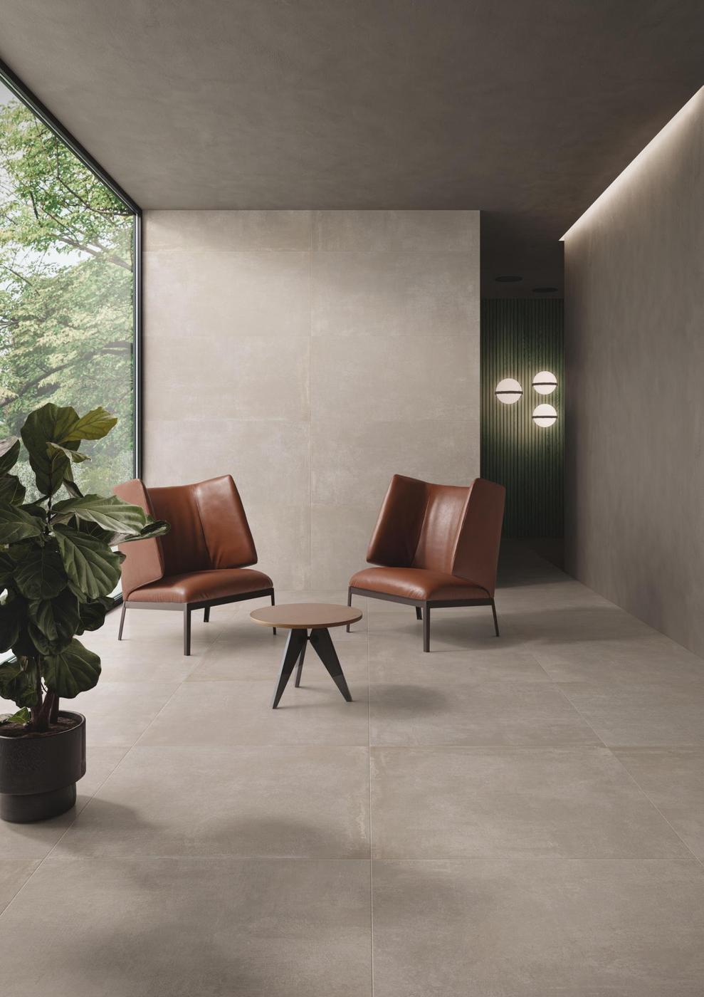 Carrelage imitation ciment NOVATO WHITE R10 - 60X60 - 1,08 m²
