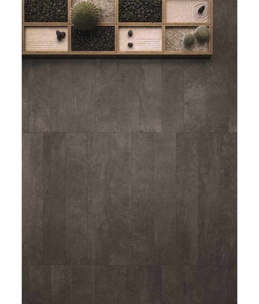 Carrelage imitation ciment MANISE ANTHRACITE R10 - 60X120 - 1,44 m²