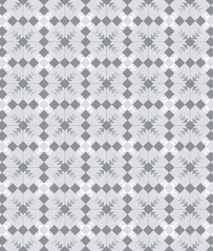 Carrelage style pop seventies Carrelage style Pop/Seventies inspiration Art Déco 20x20 cm BENACO HUMO  1m² - As de Carreaux