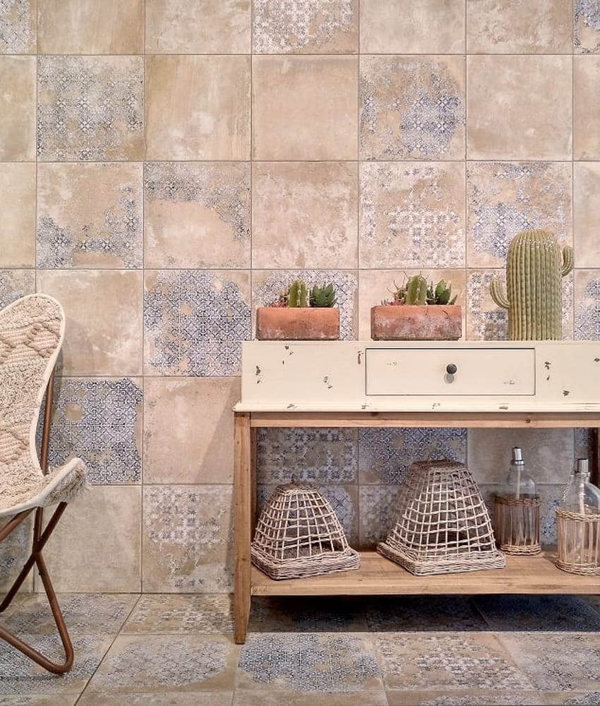Carrelage vieilli APOLINIA BEIGE - 33x33 - 1 m²