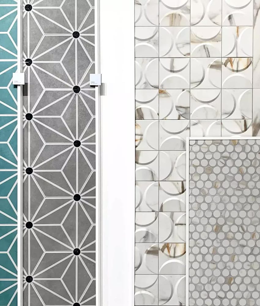 Tomettes, hexagones Carrelage tomette géométrique 33x28.5 OSAKA GREY - 1m² - As de Carreaux