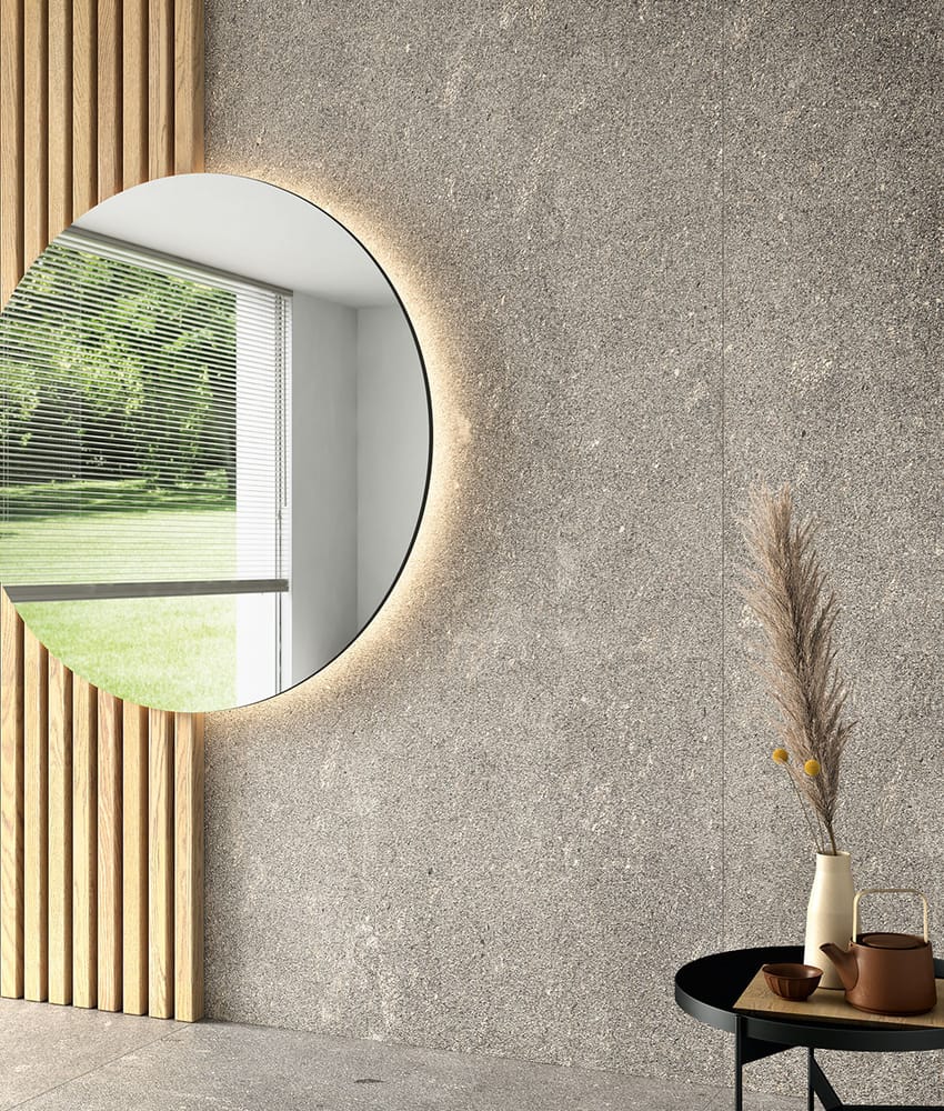 Carrelage grès cérame effet pierre PALMERSTON GREY 60X60 - 1,44m²