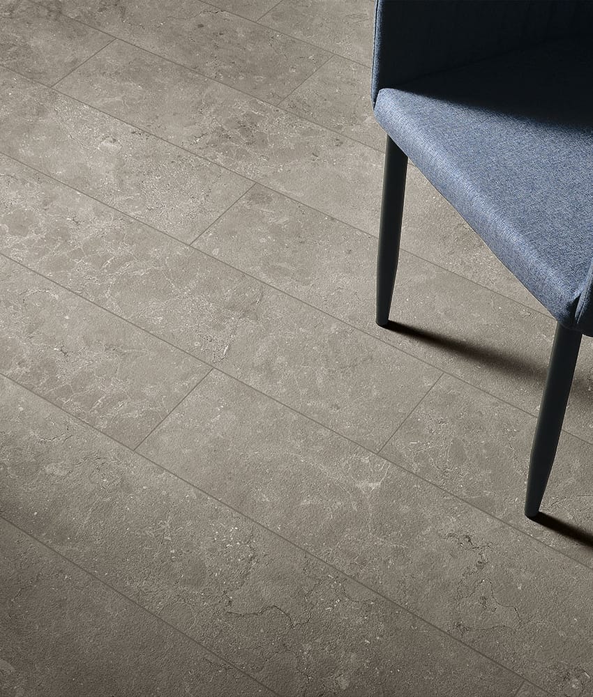 Carrelage grès cérame effet pierre LAROCHE LIGHT GREY 20X120 - 1,2m²