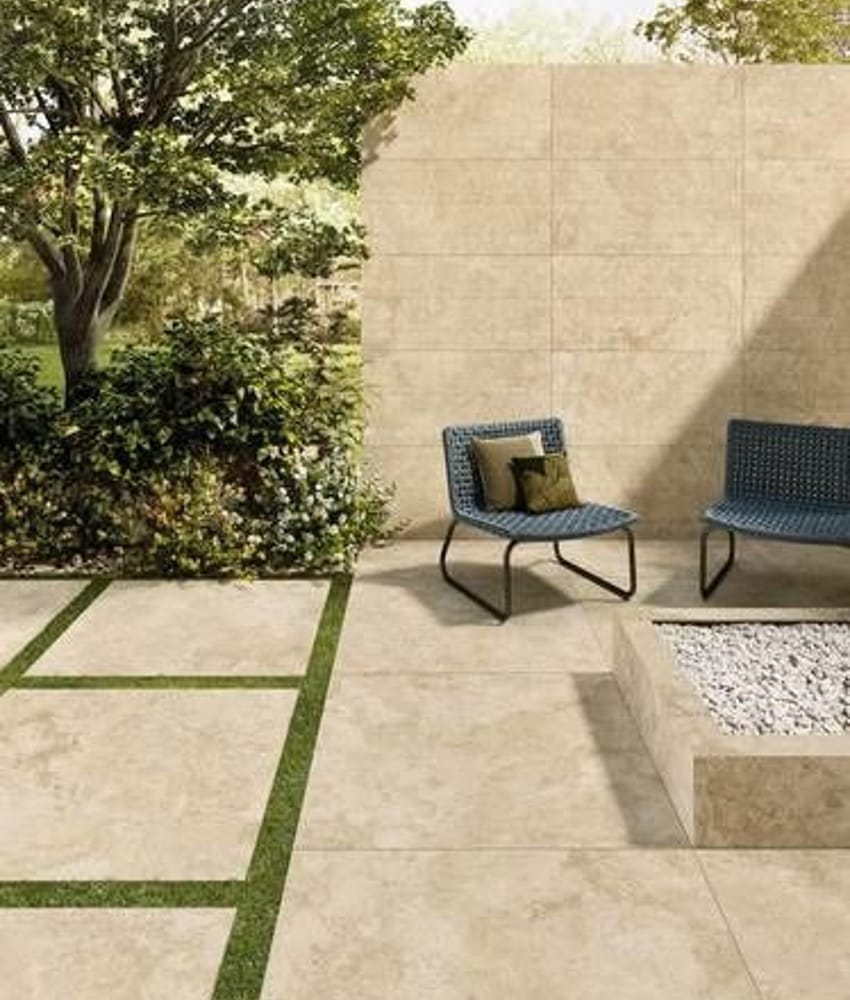 Carrelage imitation pierre OXNOR BEIGE R10 - 60X120 - 1,44 m²