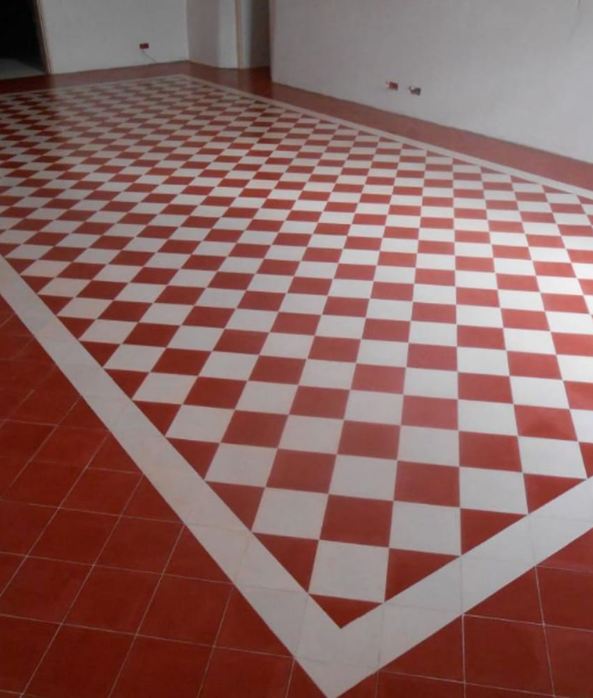 Carrelage couleur Carrelage uni rouge vieilli 20x20 cm 1900 Rojizo - 1m² - As de Carreaux