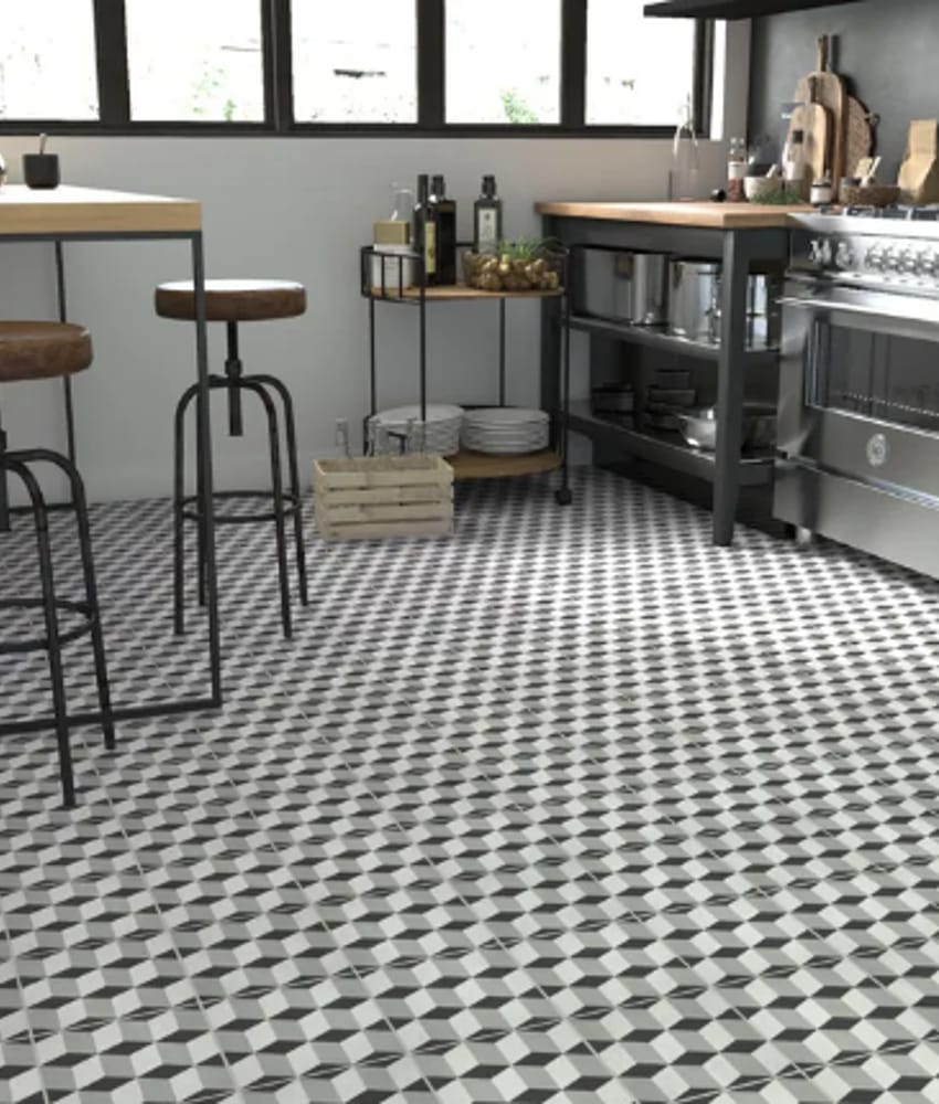 Carreaux de ciment véritable MERRION 7290-3-1 - 20X20 - 0,48 m²
