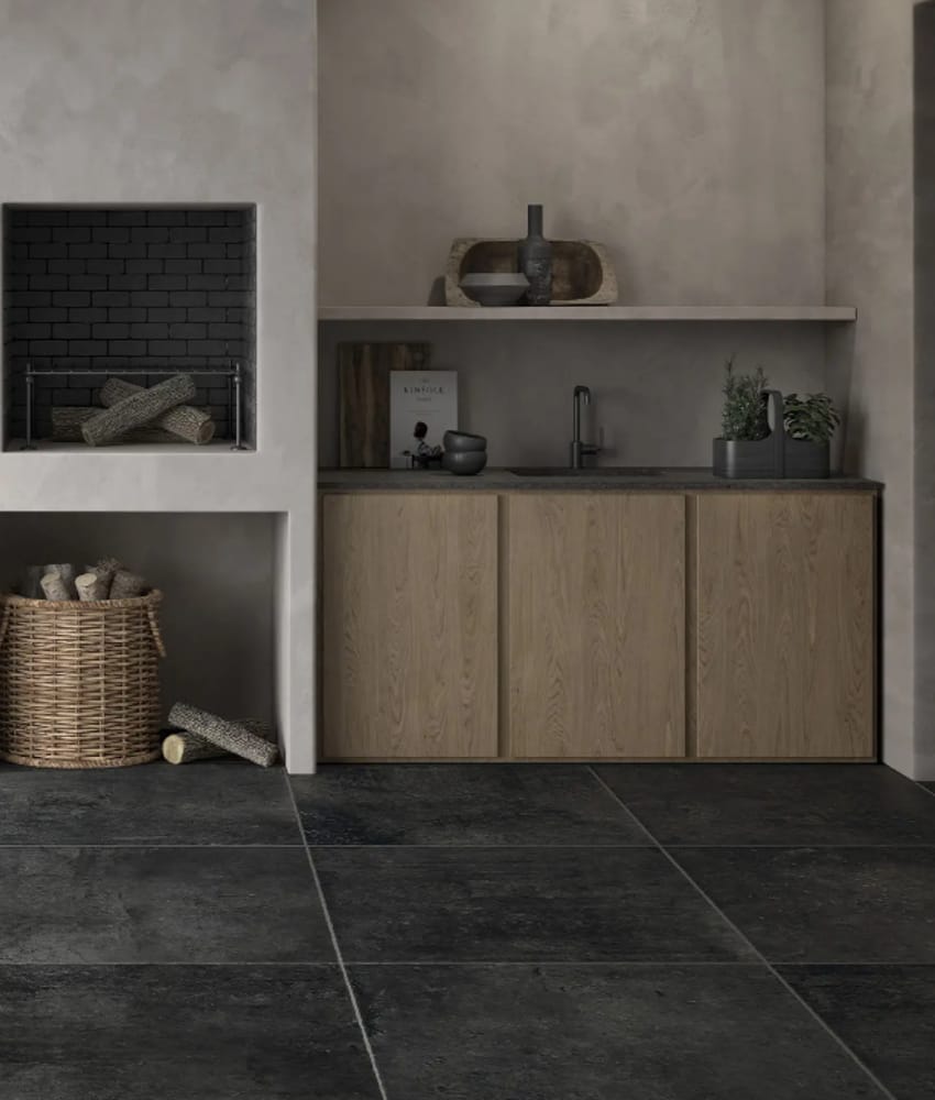 Carrelage effet pierre HORTIG CARBON - 30X60 - 1,08 m²