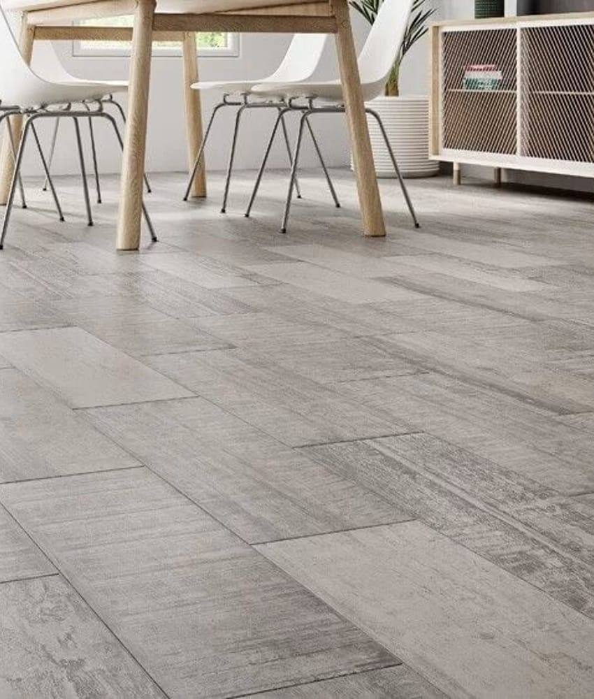Carrelage imitation parquet vieilli ORIGEN GRIS - 20.2x66.2CM - R9 - 1.20 m²