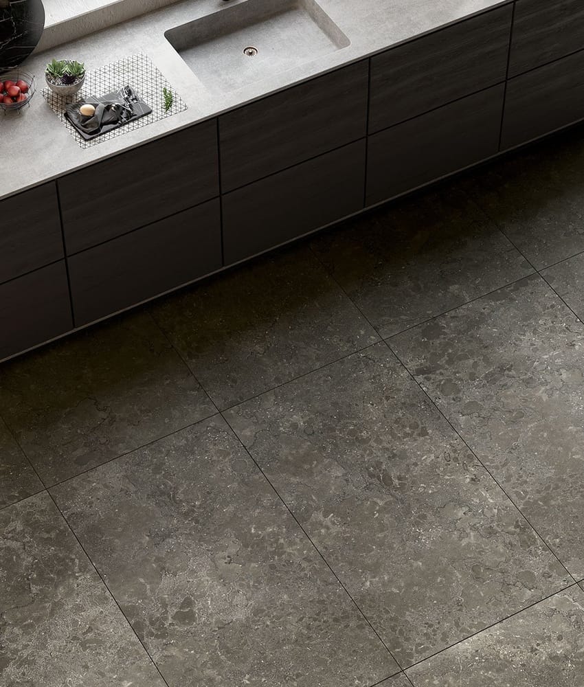 Carrelage grès cérame effet pierre LAROCHE MUD 60X120 - 1,44m²