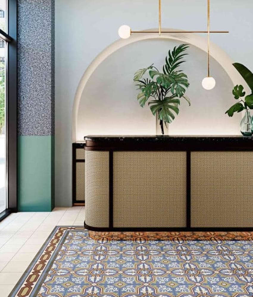 Carrelage imitation ciment 59.2x59.2 cm ALTEA PUERTO - R10 - 1.402m²