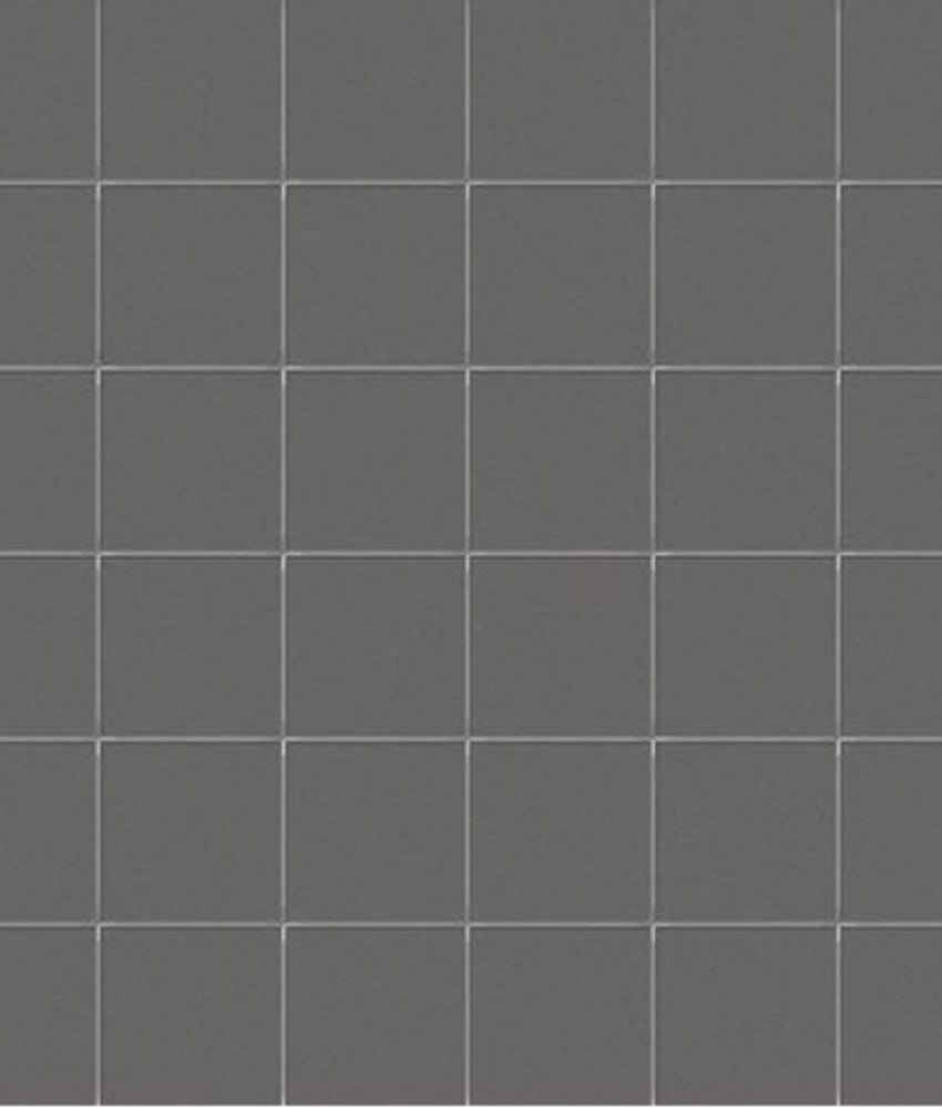Carrelage piscine créative Carrelage uni 5x5 cm gris foncé brillant PIRITE sur trame - 1m² - As de Carreaux
