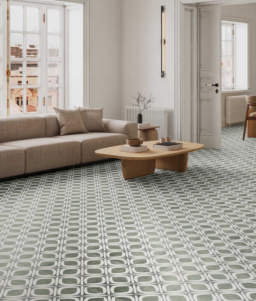 Carrelage rustique GALWAY SAGE 33,3X33,3 - 1 m²