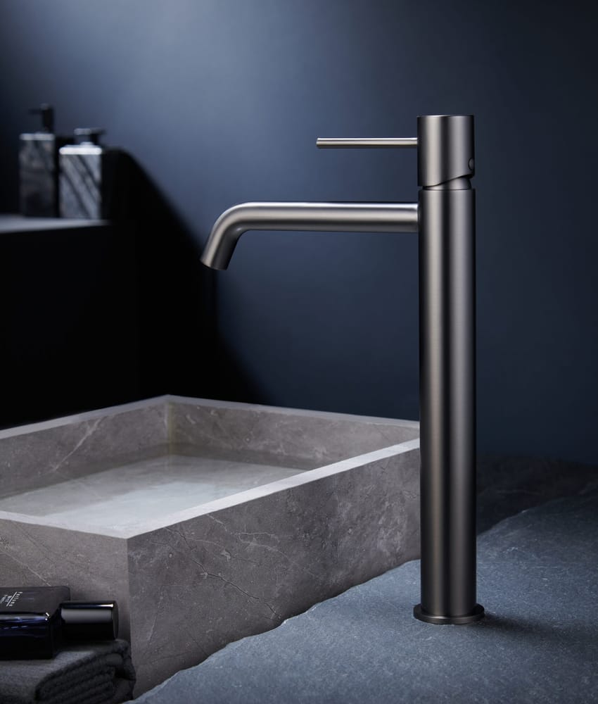 Mitigeur lavabo haut MONZA Gun Metal