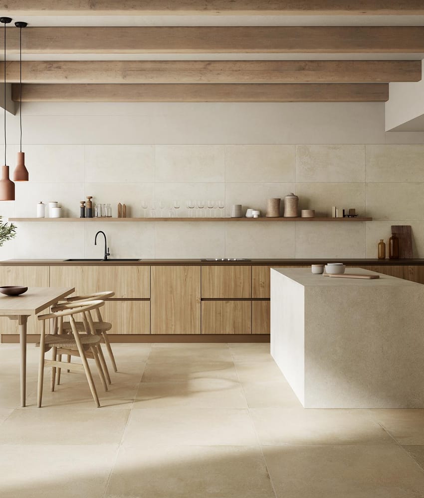 Carrelage effet pierre TERRASTONE EARTH NATURAL 90x90 cm
