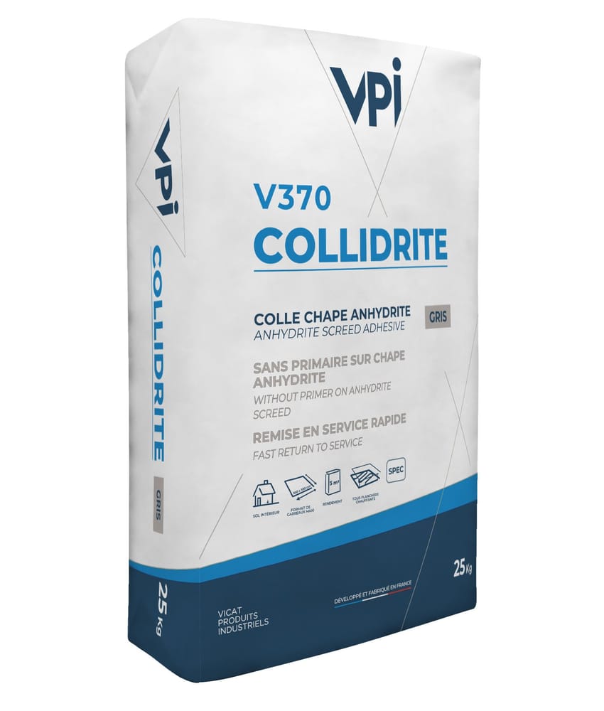 Colle a carrelage Colle pour chape anhydrite COLLIDRITE V370 - 25kg - As de Carreaux