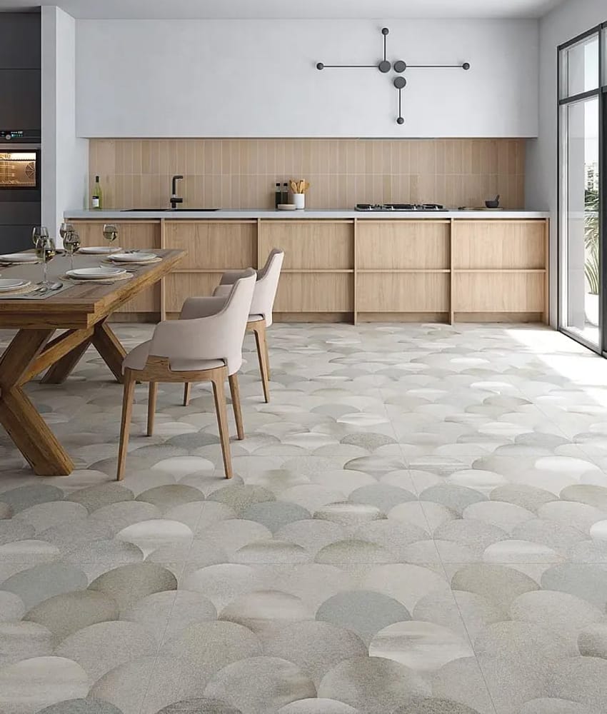 Carrelage écaille de Poisson CHATELET MOHER LIGHT 80x80 cm