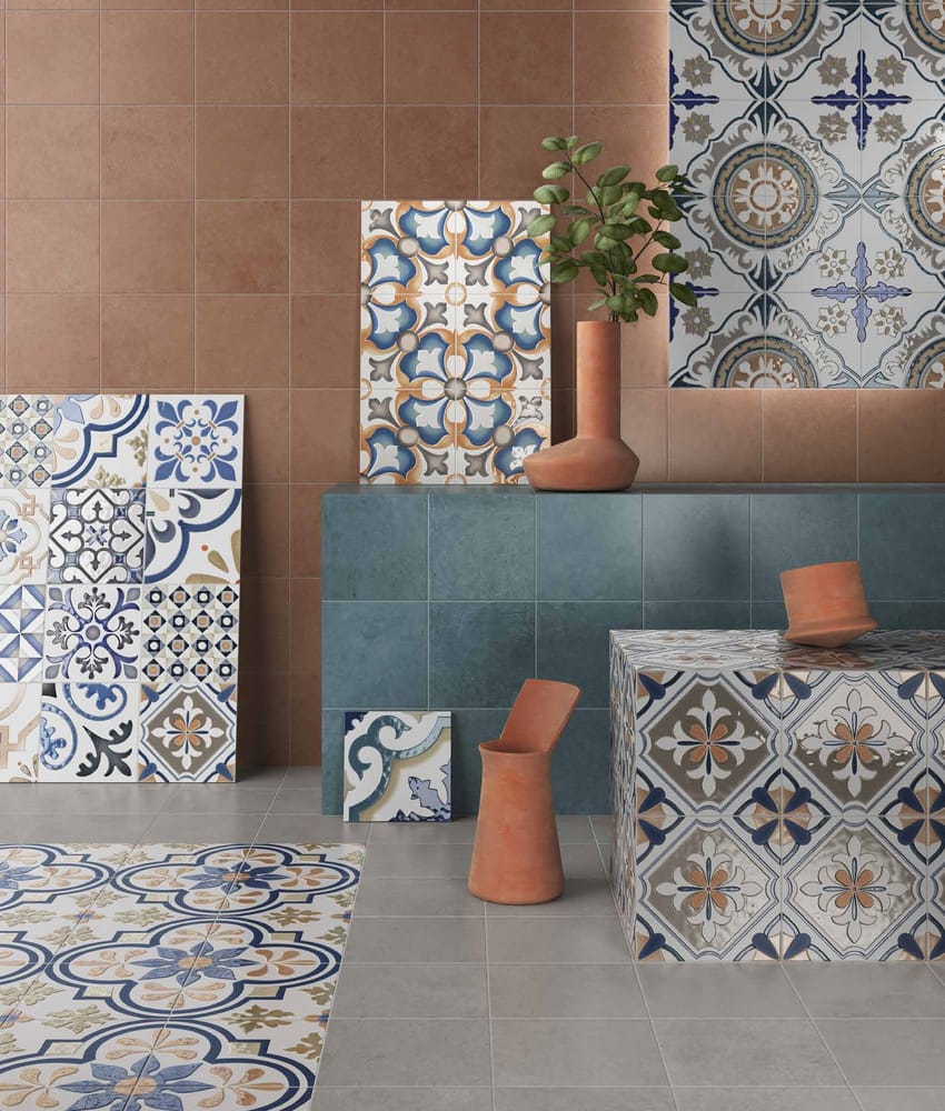 Carrelage effet ciment SALENTO FIRENZE 20x20 cm