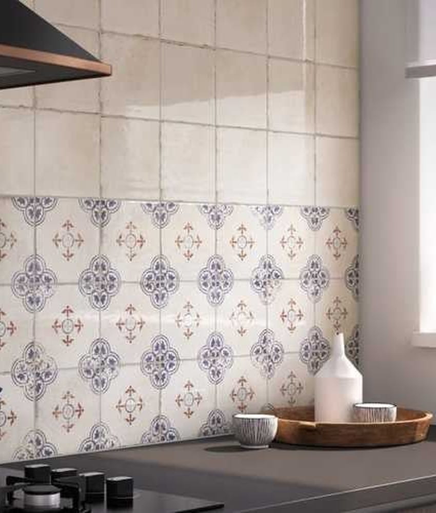 Faience azulejos andalous RACINE DECOR 15x15 cm - 1m² - 1m²